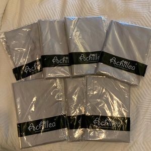 Seven Pashmina Shawl Wraps in Silver